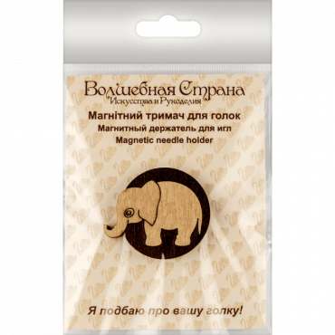 FLMH-033(W) Магнитный деревянный двухсторонний держатель для игл и схем на канву Волшебная страна | Купить - Салон рукоделия
