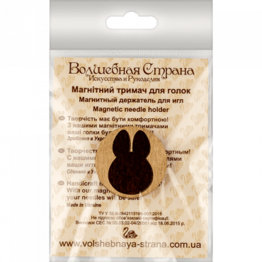 FLMH-022(W) Магнитный деревянный двухсторонний держатель для игл и схем на канву Волшебная страна | Купить - Салон рукоделия