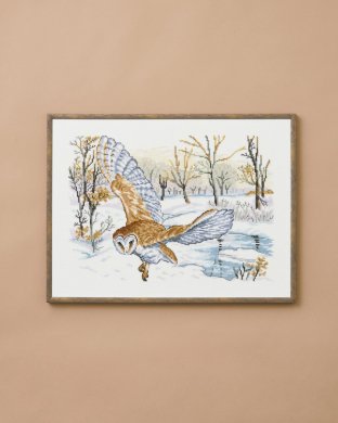 Barn owl \ Сипуха 70-1304 Permin