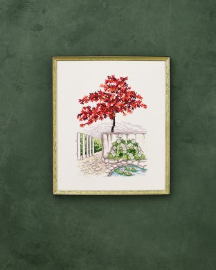 Japanese maple 70-3130 Permin - Набір для вишивання хрестиком | Салон рукоділля