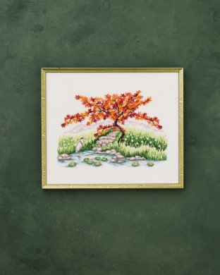 Japanese maple 70-3131 Permin - Набір для вишивання хрестиком | Салон рукоділля