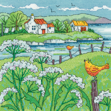 Берег с петрушкой//Cow Parsley Shore H1522 Heritage Crafts - Салон рукоделия 