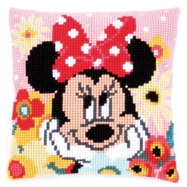 Minnie Daydreaming PN-0167643 Подушка вышивка крестиком | набор | Купить - Салон рукоделия - Давайте создадим шедевр вместе
