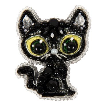 Чёрный кот БП-330 Crystal Art