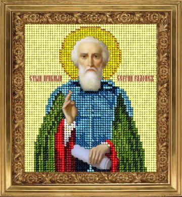 Св. Сергий Радонежский 10514 Краса і творчість вышивка ювелирным бисером - Салон рукоделия