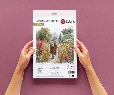 Floral Path P107 AVA - Набір для вишивки хрестиком - купити в Україні | Салон рукоділля