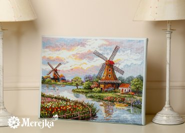 Голандские мельницы K-167 Merejka вышивка крестом | Набор | Купить -  Салон рукоделия — Давайте создадим шедевр вместе!