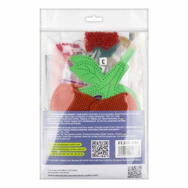 Шарм для сумки – Вишеньки FLBB-196 Wonderland Crafts | Салон рукоділля