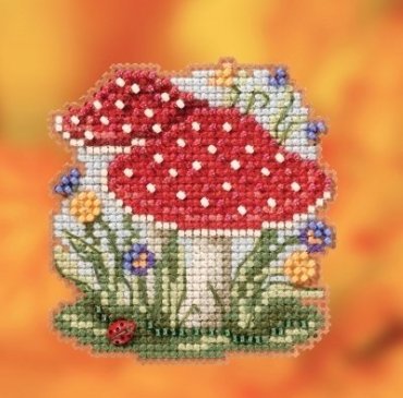 Red Cap Mushroom//Гриб с красной шляпой MH182024 Mill Hill 