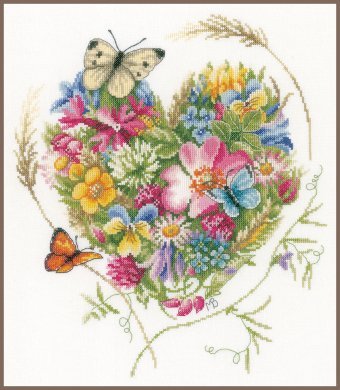 A heart of flowers PN-0169960 LanArte
