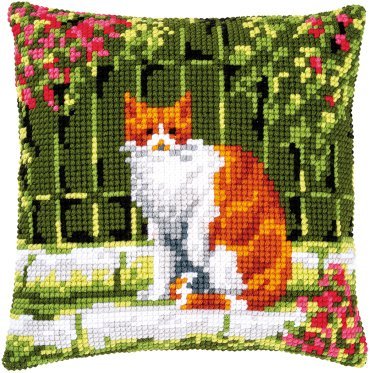 Кот между цветами PN-0184400 VERVACO