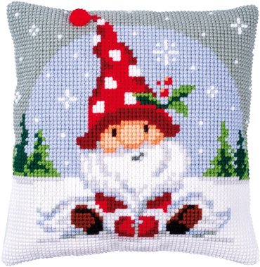 CHRISTMAS GNOME IN SNOW PN-0188665 VERVACO