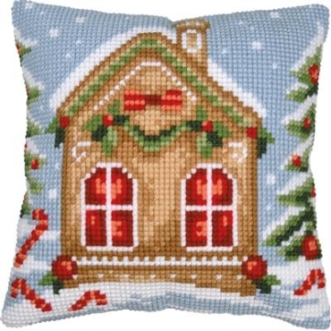 Gingerbread house PN-0214117 подушка Vervaco - Салон рукоділля