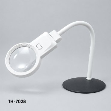 Лупа настільна TH-7028 з LED-підсвічуванням | Салон рукоділля