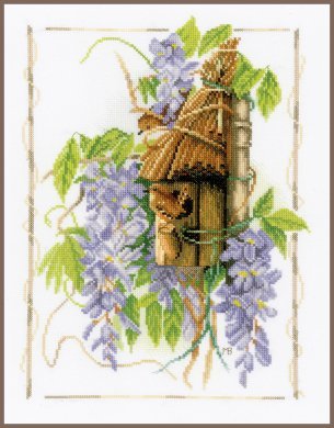 WREN BETWEEN WISTERIA PN-0021194 LanArte