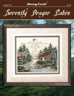 Serenity Prayer Cabin LFT210 Stoney Creek вишивка | Схема - Салон рукоділля