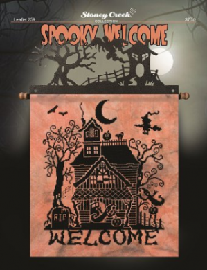 Spooky Welcome LFT259  Stoney Creek вишивка | Схема - Салон рукоділля 