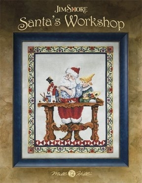 Схема для вишивки Santa's Workshop//Майстерня Санти Jim Shore JSP001 Mill Hill  Схема | Купити - Салон Рукоделия 