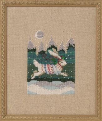 Winter Hare//Зимовий заєць NC277 Nora Corbett вишивка хрестом | схема | Купити - Салон рукоділля - Давайте створимо шедевр разом!