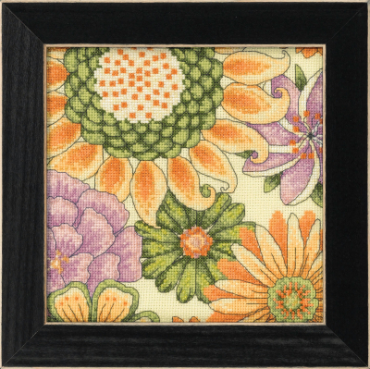 Floral Yellow 2 Жовті квіти 2 DM302212 Mill Hill вишивка хрестиком | Набір | Купити - Салон рукоділля Давайте створимо шедевр разом!