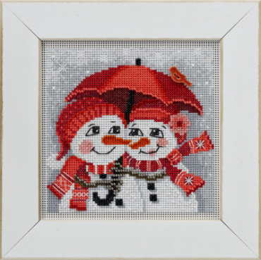 Snow in Love//Засніжене кохання MH142235 Mill Hill вишивка хрестиком | Набір | Купити - Салон рукоділля Давайте створимо шедевр разом!