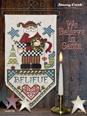 We Believe in Santa LFT186 схема Stoney Creek  Stoney Creek схема | Схема - Салон рукоділля