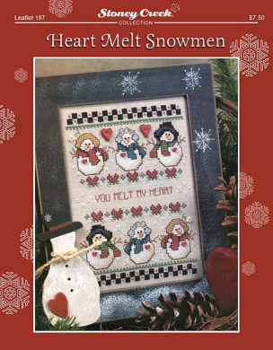 Heart Melt Snowmen LFT187 схема Stoney Creek  Stoney Creek схема | Схема - Салон рукоділля