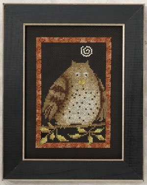 Hooty Owl//Пугач DM300101 Mill Hill вишивка хрестиком | Набір | Купити - Салон рукоділля Давайте створимо шедевр разом!