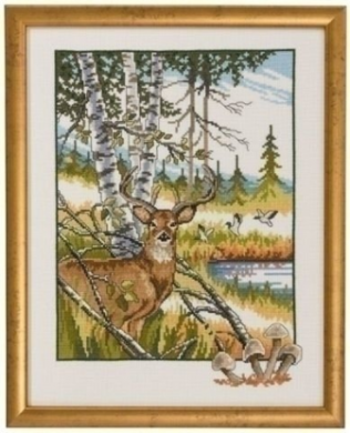 Олень Deer 92-9315 Permin вишивка хрестиком | Набір | Купити - Салон рукоділля