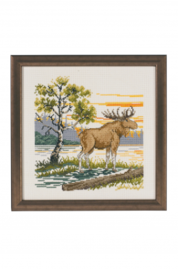 Лось Moose 92-9397 Permin вишивка хрестиком | Набір | Купити - Салон рукоділля
