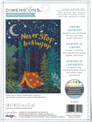 Nighttime Camping Adventure Нічний кемпінг 70-65224 DIMENSIONS вишивка | Купити - Салон рукоділля