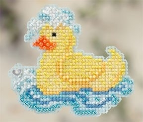 Rubber Ducky Гумове каченя MH182102 Mill Hill вишивка хрестиком | Набір | Купити - Салон рукоділля Давайте створимо шедевр разом!