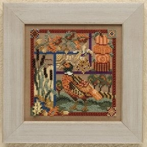 Pheasant Sampler Фазановий семплер MH149203 Mill Hill вишивка хрестиком | Набір | Купити - Салон рукоділля Давайте створимо шедевр разом!