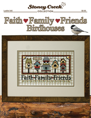 Комплект ґудзиків "Faith Family Friends Birdhouses Stoney Creek" 16WINBP31(LFT540) Stoney Creek Button Pack – купити