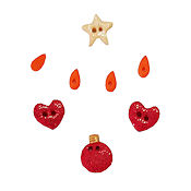 Комплект ґудзиків "Noel Snowfriends Banner Stoney Creek" BK532BP  Stoney Creek Button Pack – купити
